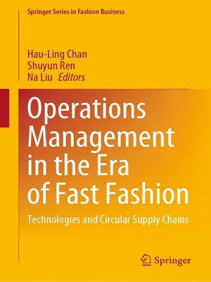 cover image of Operations Management in the Era of Fast Fashion